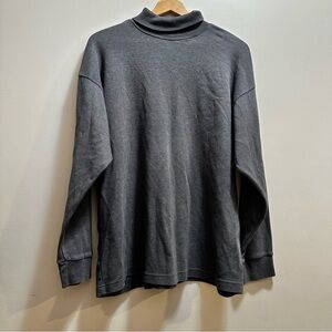1830 Men's XL Gray Turtleneck Long Sleeve Shirt Knit